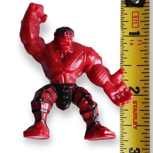 Marvel 500 Micro Series 3 Incredible HULK Marvel Superhero Red Figure RARE - Picture 6 of 6